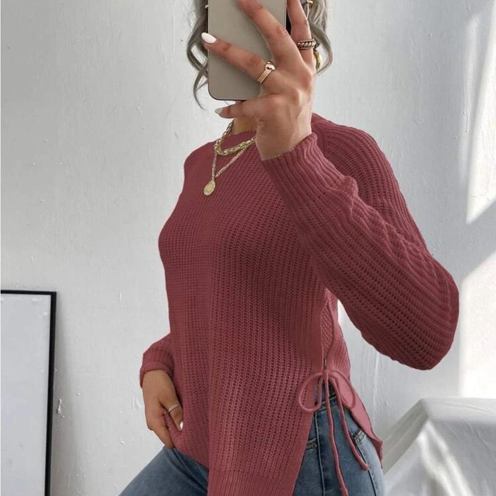 Pink sweater